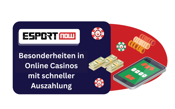 Besonderheiten in Online Casinos mit schneller Auszahlung