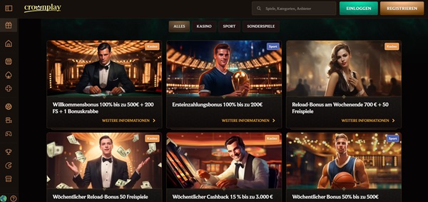 Bonusangebote im Casino ohne Pause