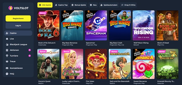 Voltslot Casino ohne Limit