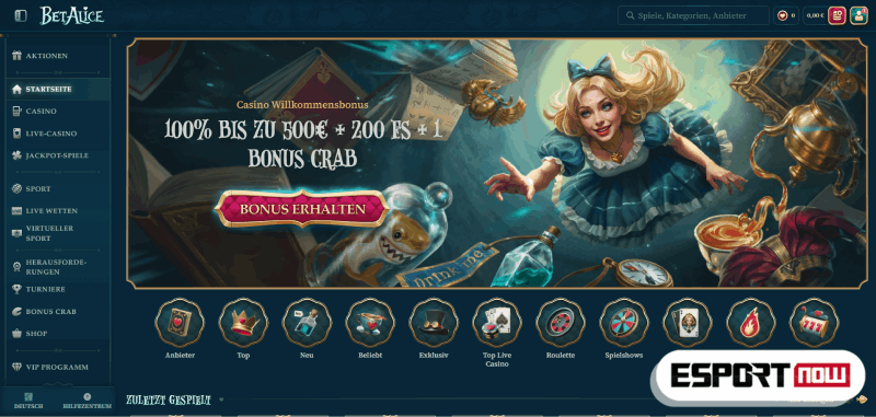 BetAlice Screenshot