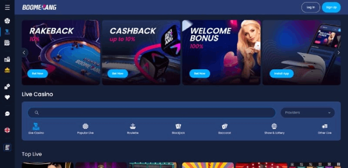 Boomerang .bot Nummer 1 nieuwe online casino met sportsbook