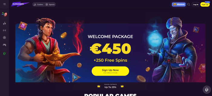 Zumospin Hét nieuwe online casino met top spelersbeloningen