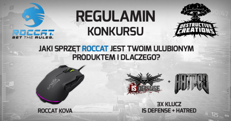 Konkurs roccat post web