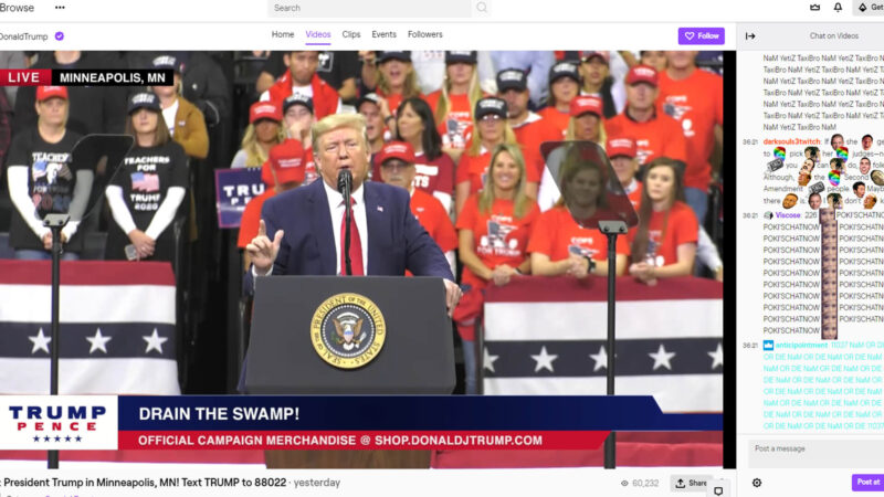 trump twitch