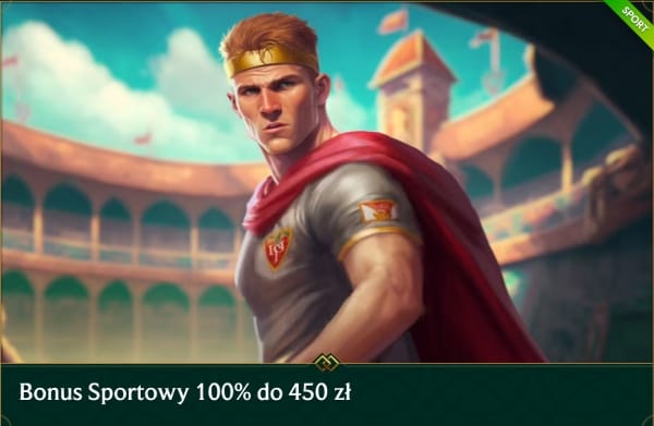 Casinia Casino bonus sportowy 450 zl