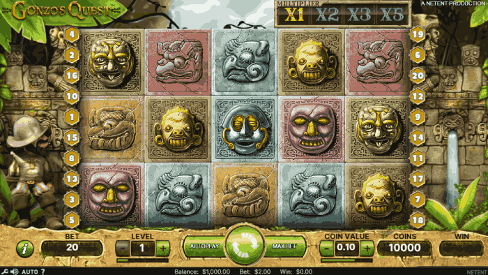 Online casino gokkast Gonzo's Quest