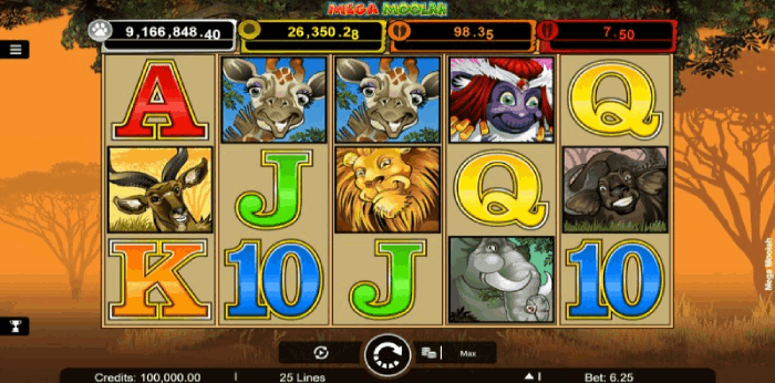 Online casino gokkast Mega Moolah