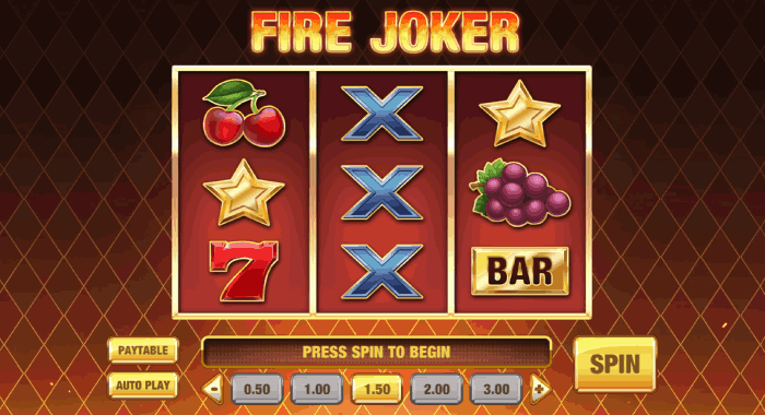 fire joker playngo gra kasynowa