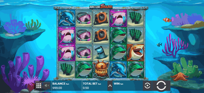 Razor Shark Push Gaming gra kasynowa