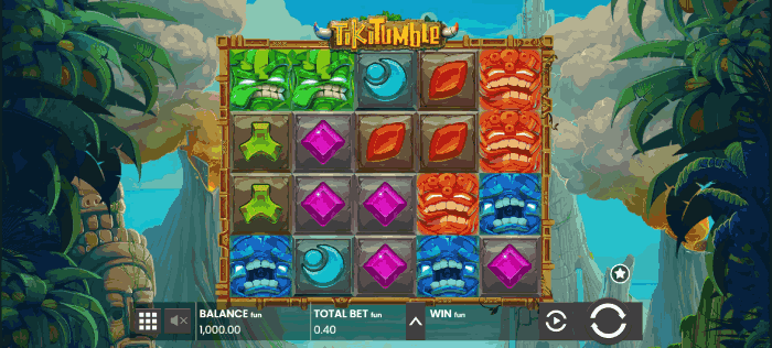Tiki Tumble Push Gaming gra kasynowa