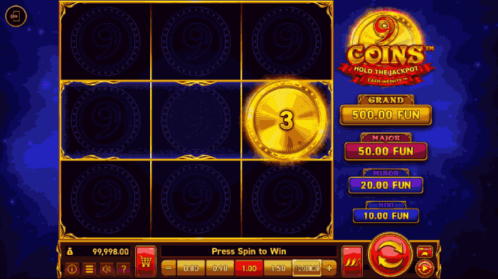 9 Coins przez Wazdan w Polsce