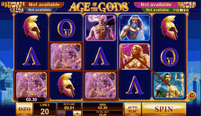 Age of the Gods gra online od Playtech