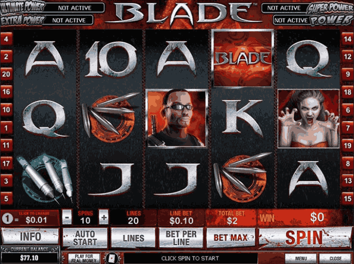Blade gra online od Playtech
