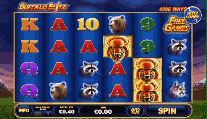 Buffalo Blitz gra online od Playtech