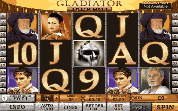 Gladiator Jackpot gra online od Playtech