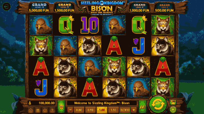 Sizzling Kingdom Bison przez Wazdan w Polsce