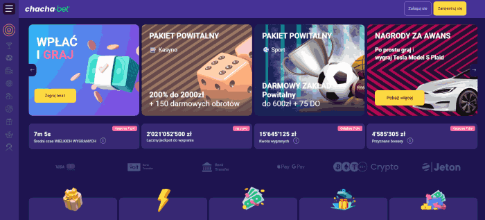 Najlepsze kasyno online Chacha.Bet recenzja