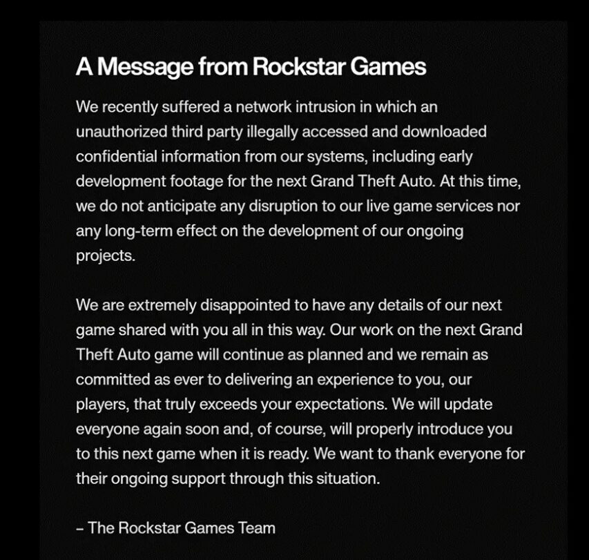 wiadomosc rockstar games