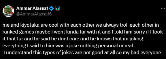 przeprosiny atfa na X