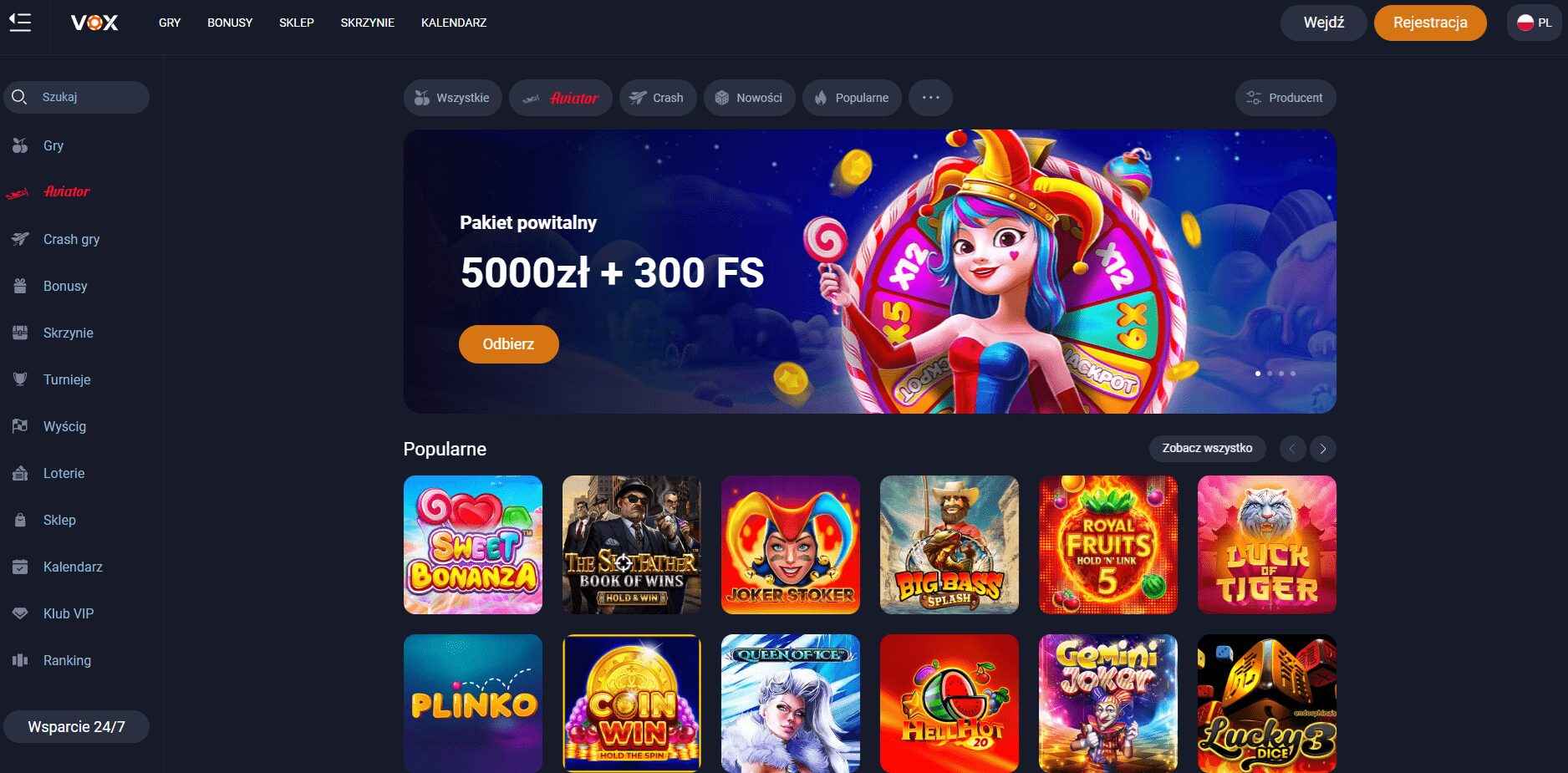 Vox Casino Najlepsze kasyno online  i Trustly