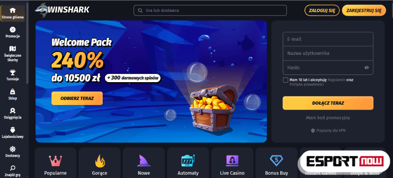 WinShark Screenshot