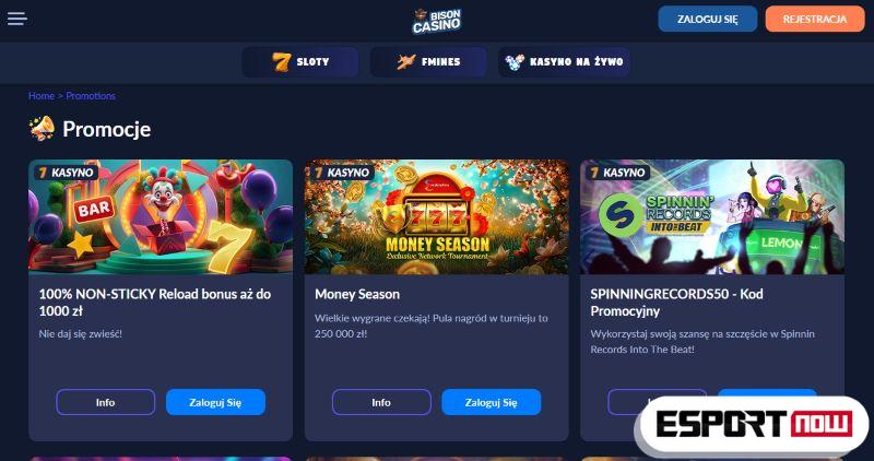 Bison Casino Bonus PL