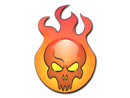 Incineration sticker