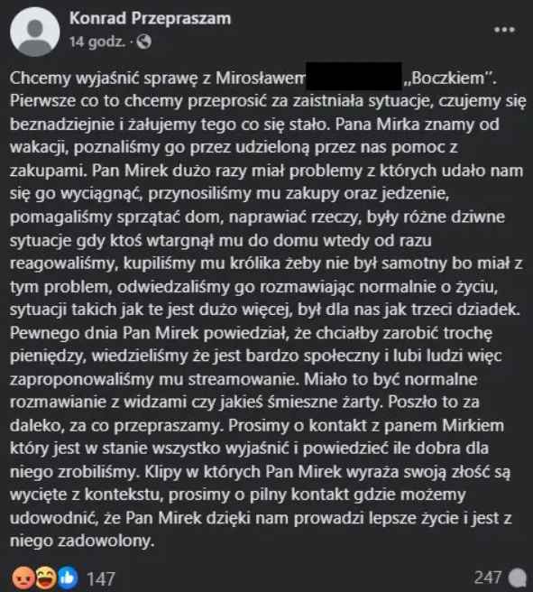 69boczek przeprosiny