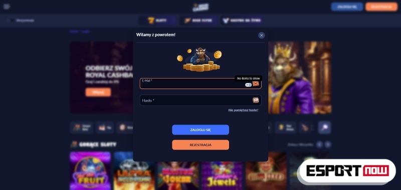 Zaloguj się do kasyna online z darmowymi spinami