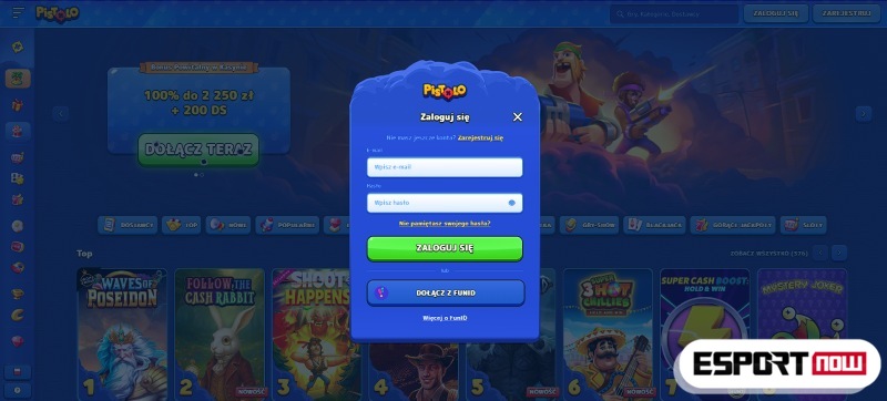 Zaloguj się do kasyna bez rejestracji