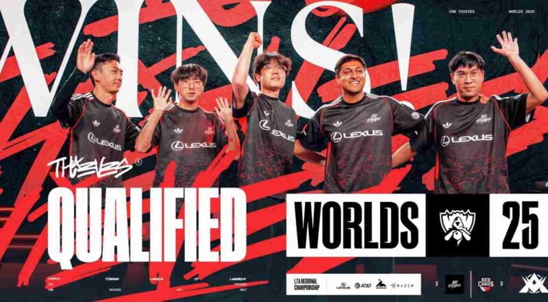 100 Thieves melduje się na Worlds 2025