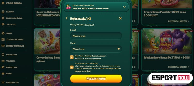 GoKong kasyno PL rejestracja