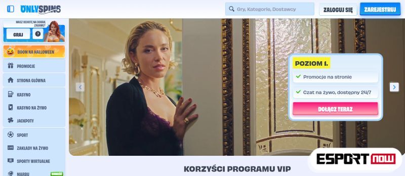 OnlySpins kasyno PL VIP Program