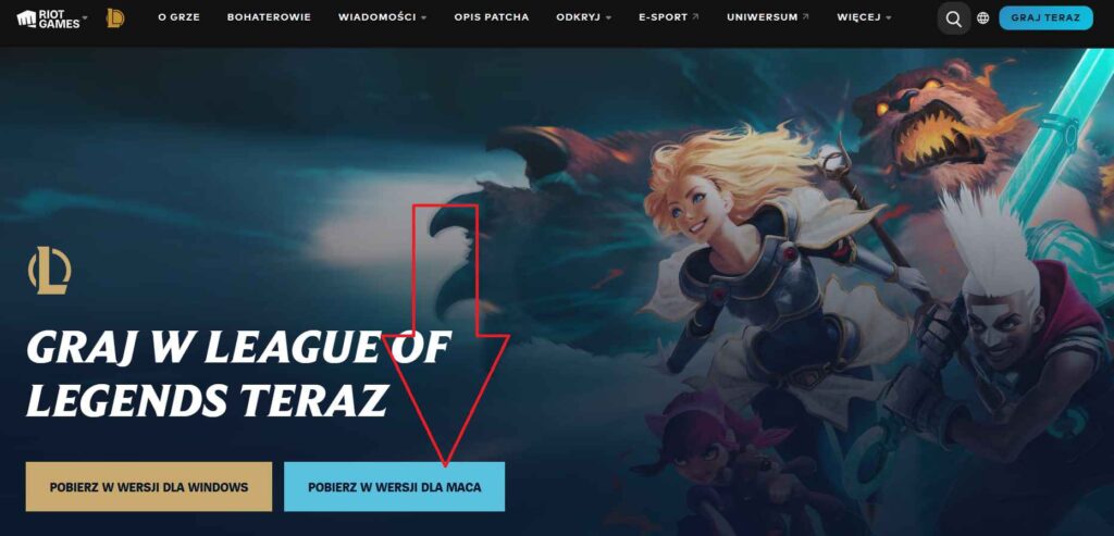 lol download na macu