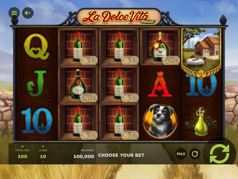 La dolce vita slot Gamomat
