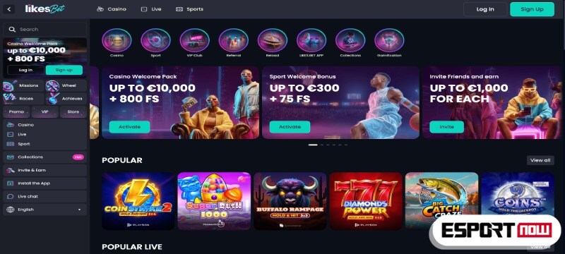 LikesBet Screenshot