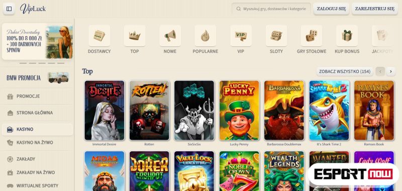 Gry kasynowe eZeeWallet kasyno VIPLuck PL