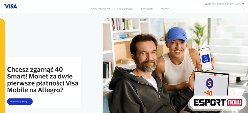 Załóż konto Visa dla kasyna