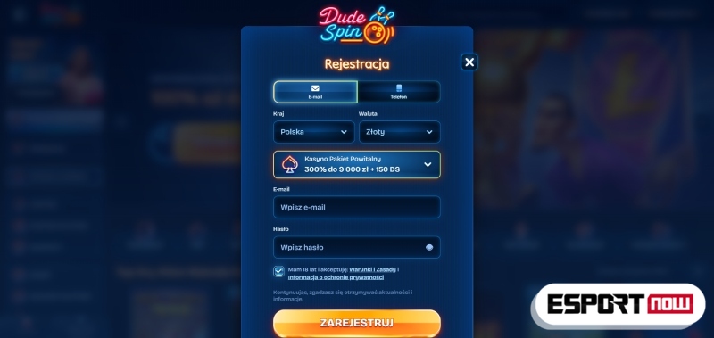 zarejestruj się w kasynie na prawdziwe pieniądze