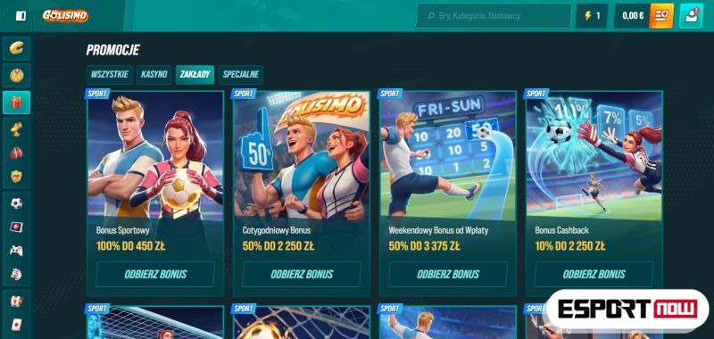Golisimo bukmacher Mistrzostwa Świata 2026 PL promocje