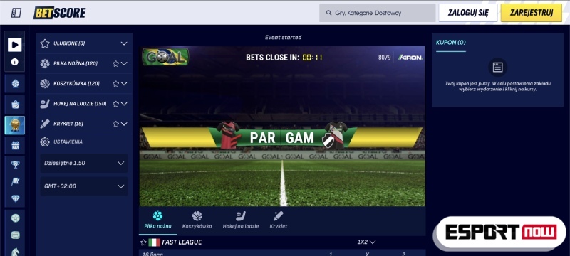 Betscore live esport