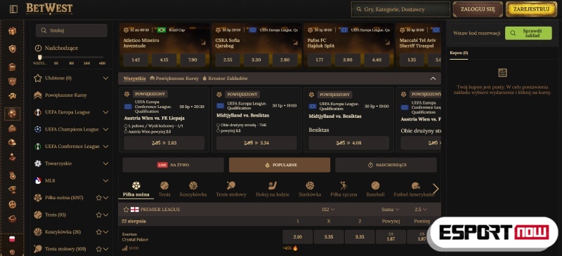 BetWest Screenshot