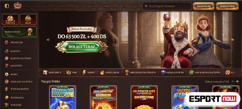 Crazy Tower najlepsze polskie Aviator kasyno online